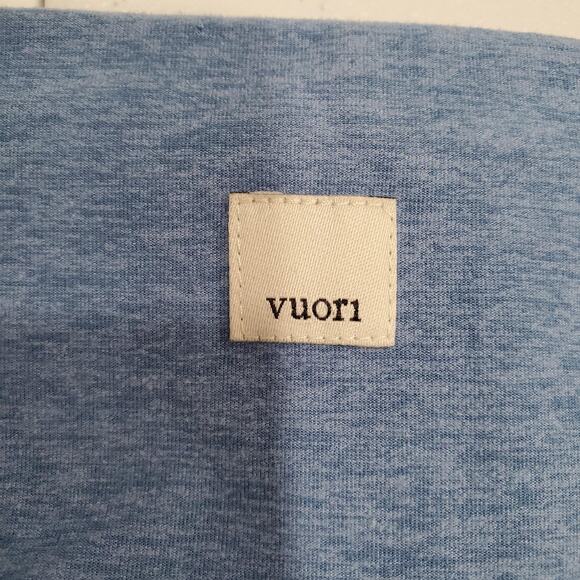 Vuori Leggings Clean Elevation Women XS Blue Heather High Rise Full Length VW444 - Picture 3 of 8